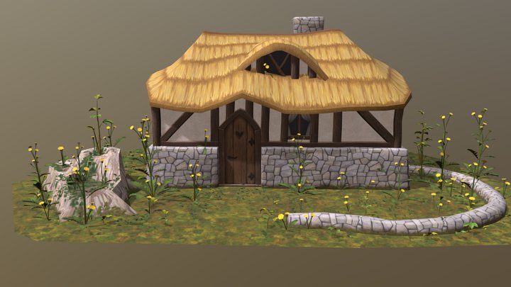 Quaint Cabin 3D Model