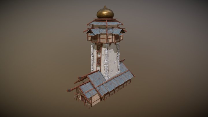 Viking Tower 3D Model