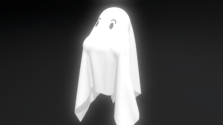 Bedsheet Ghost 3D Model