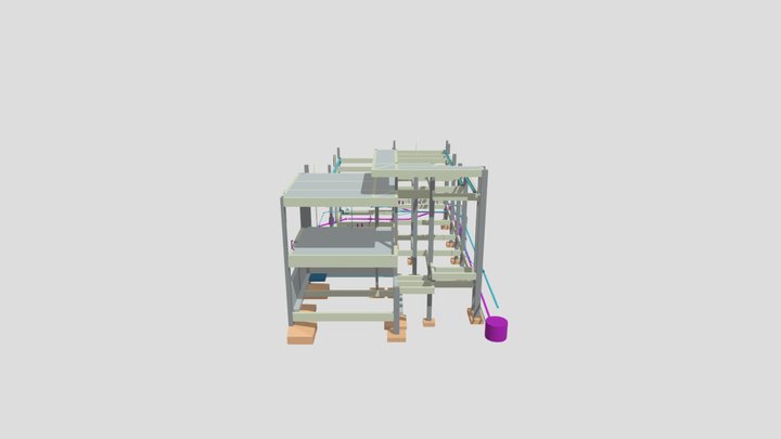 Residência R1-32 Sanitario 3D Model