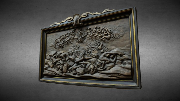 The assault on Olympus by the titans