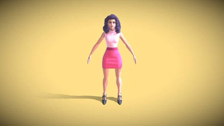 Katy Perry 3D Model