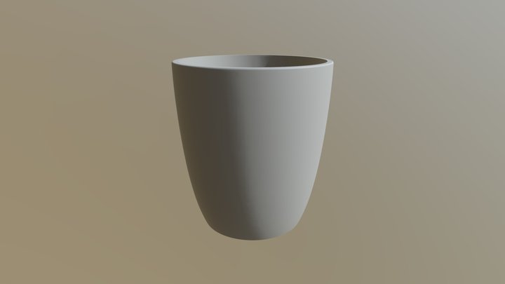 Garbage Can 3D Model