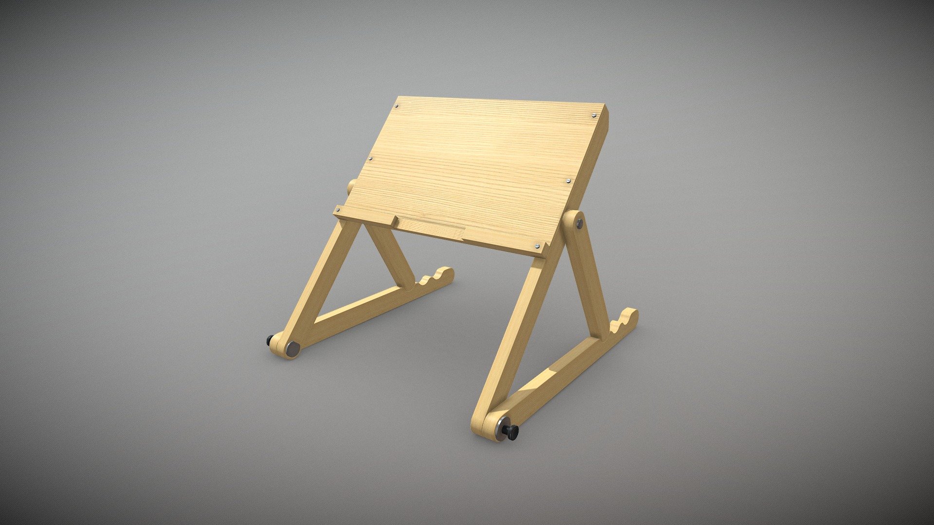 Verstelbare laptop standaard - Download Free 3D model by Stichting ...