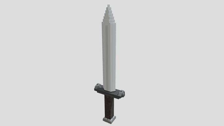 Tungsten sword 3D Model