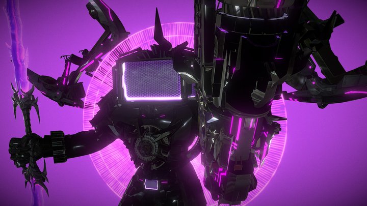 Titan Tv Man Dydder Floutin (V2) 3D Model