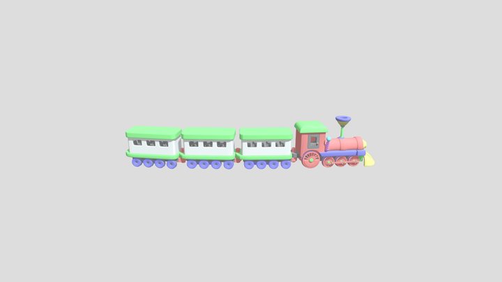 train from Popi playtime chapter 2 3D Model