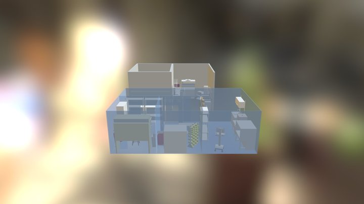 Lab Mockup 3D Model