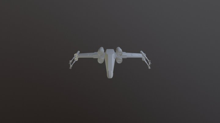X- Wing 3D Model
