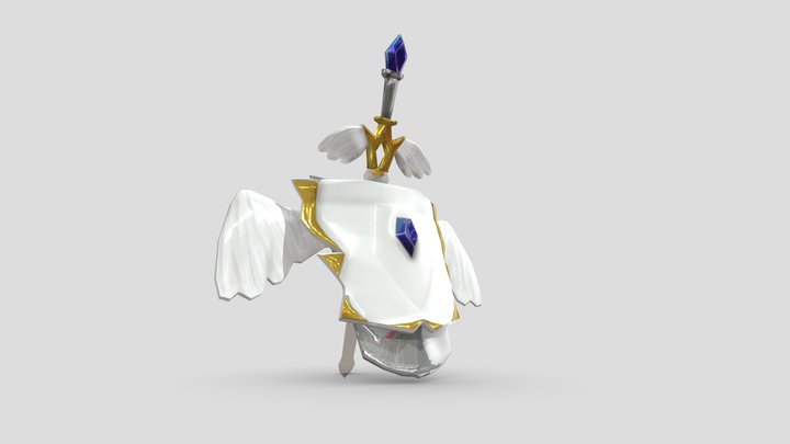 Sword & Shield w/ Wings Project 3D Model