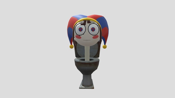 Pomni_toilet 3D Model