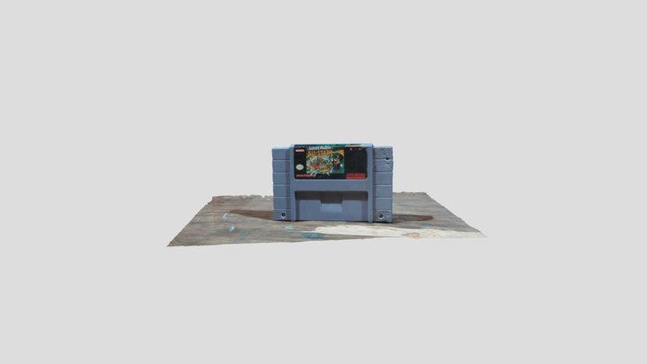 Cartucho Nintendo versión final 3D Model