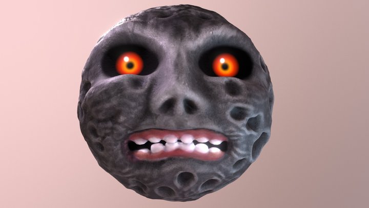 Majora's Moon 3D Model