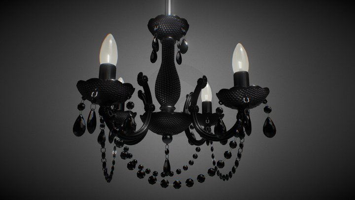 Chandelier - Architetural project 3D Model