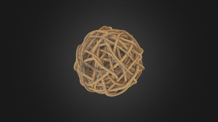 Ball Straw 3D Model