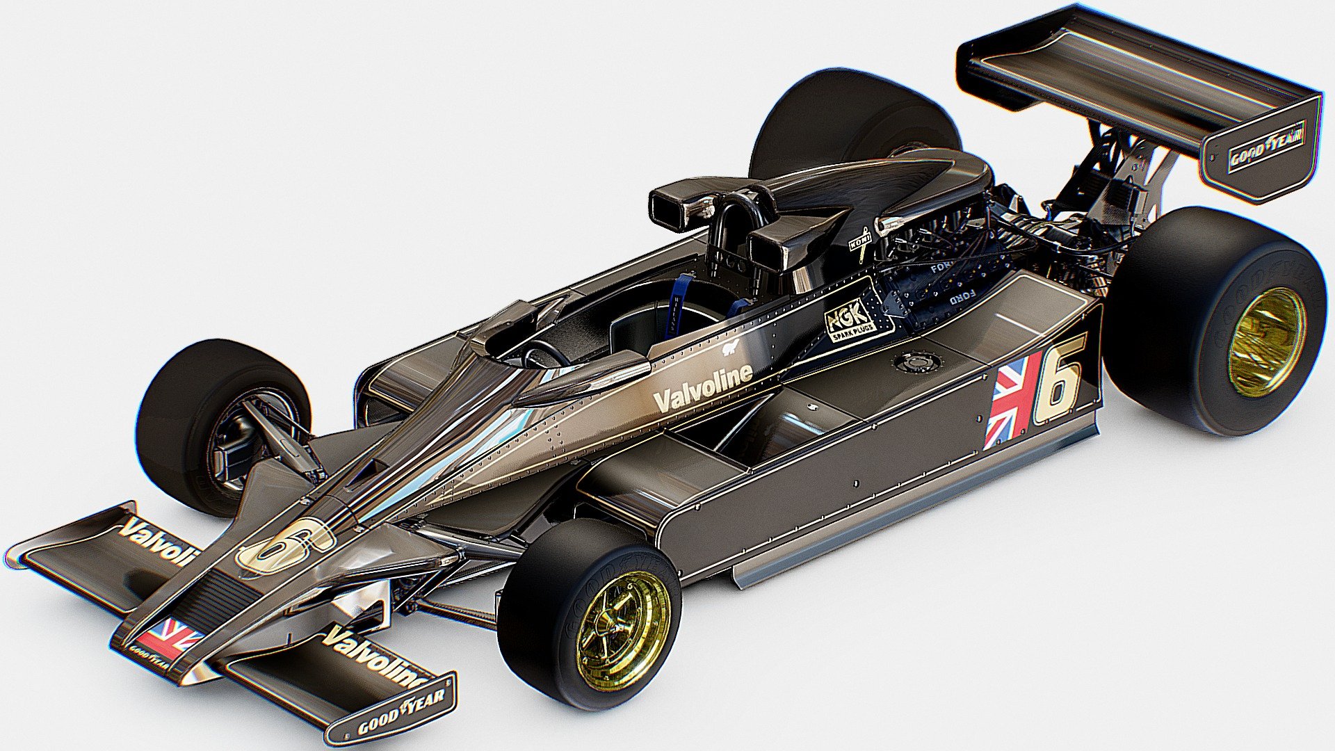 Lotus 78 Cosworth 1977 | www.vecarz.com - Download Free 3D model