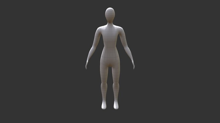 D.Va/Hana Song Basemesh 3D Model