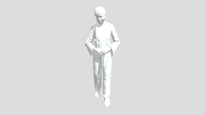大小姐 3D Model
