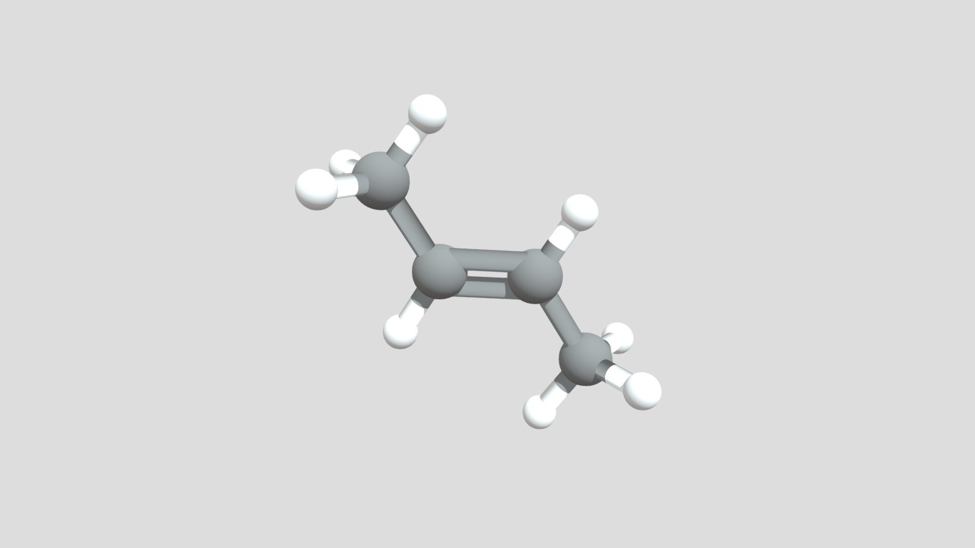 Stereochemistry Trans2butene Download Free 3D model by
