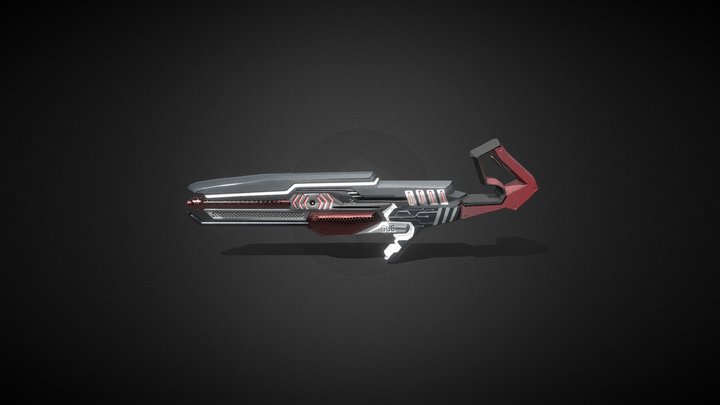 Fire Gun 3D Model