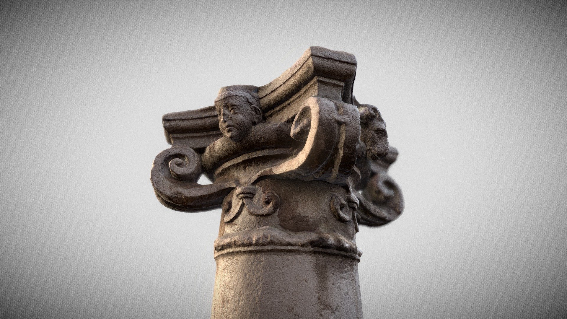 Columna barroca (Plaza del Rey de Madrid)