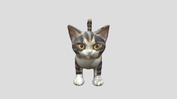 Plushie Cat Prop 3D Model