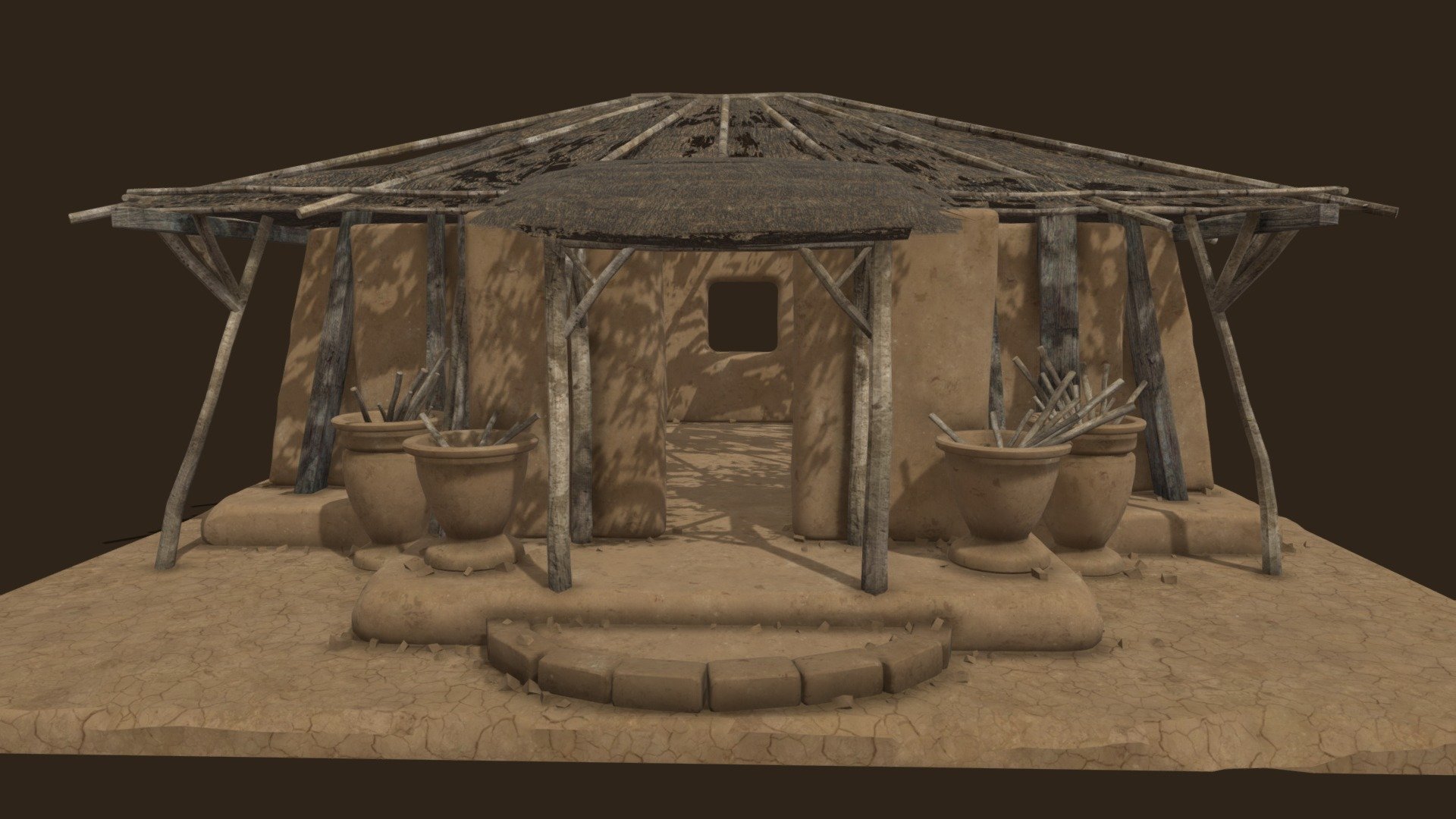 Ancient hut - Buy Royalty Free 3D model by local.yany [7699a18 ...