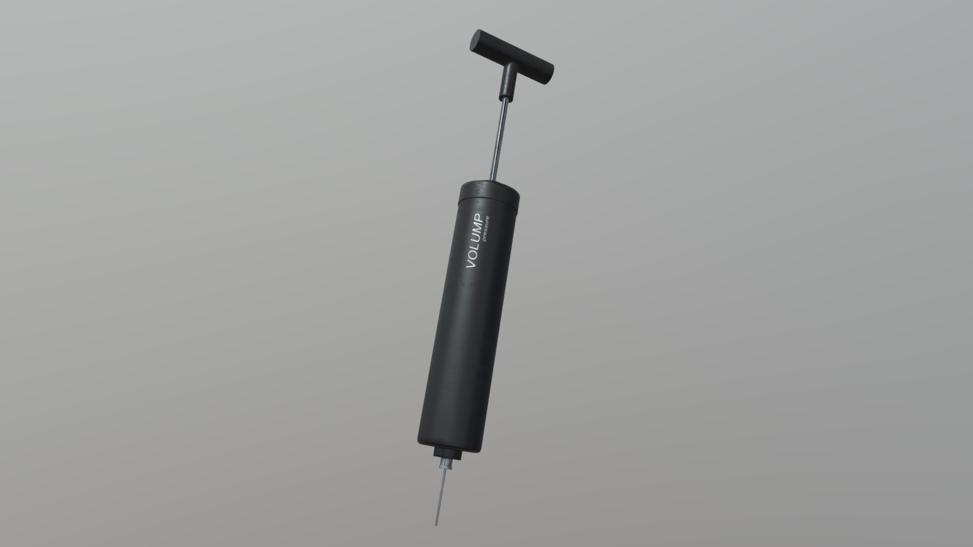 3D model Air Pump 2 - This is a 3D model of the Air Pump 2. The 3D model is about a black and white flashlight.