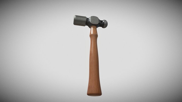 Realistic Hammer 3D Model 3D Model