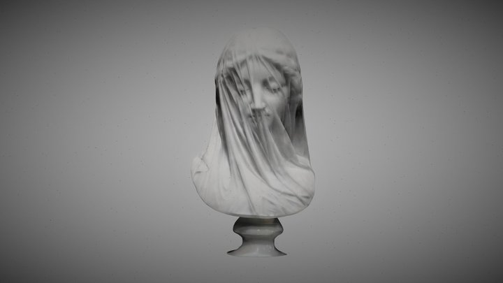 Veiled Serenity Statuts 3D Model