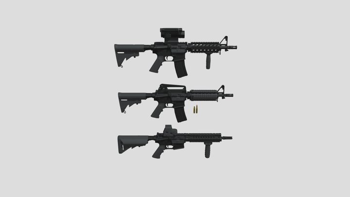 Low-poly_CQBR – Free 3D Model STL