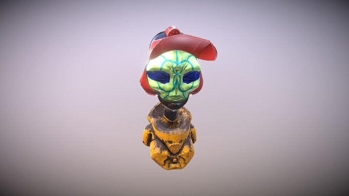 b1g1_florent_chaltin_mon-alien 3D Model