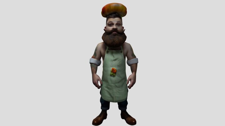 Beard Meats Food - competitive eater – Modèle 3D gratuit STL