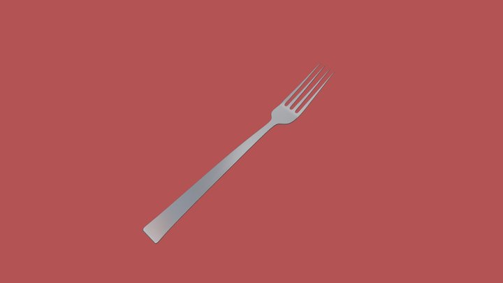Fork 3D Model