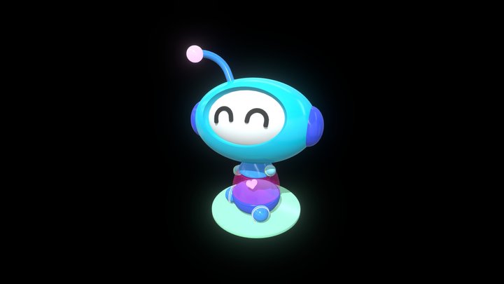 Baby Robot 3D Model