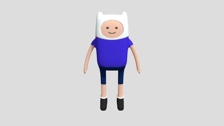 Finn FanArt 3D Model