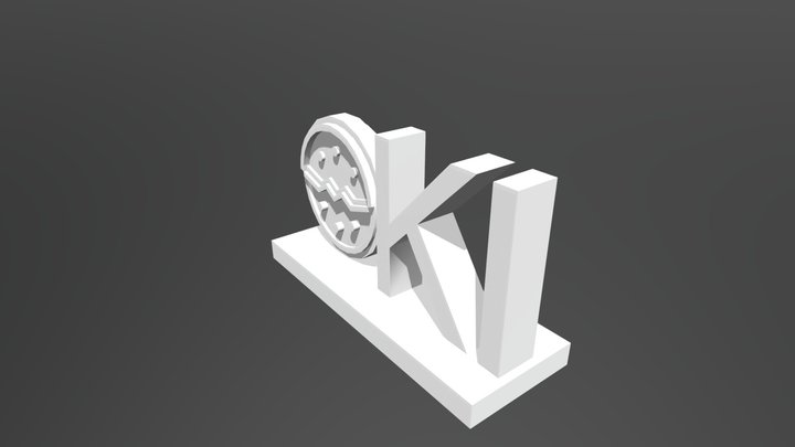 OKI Plaque 3D Model