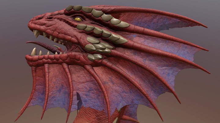 Niv-Mizzet, Dragon 3D Model