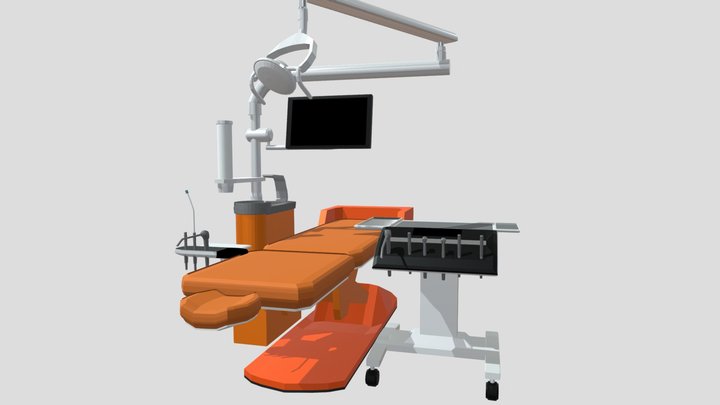 Arte Kids Dental Chair Blend 3D Model