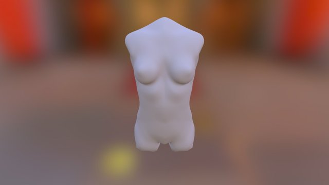 女性 3D Model