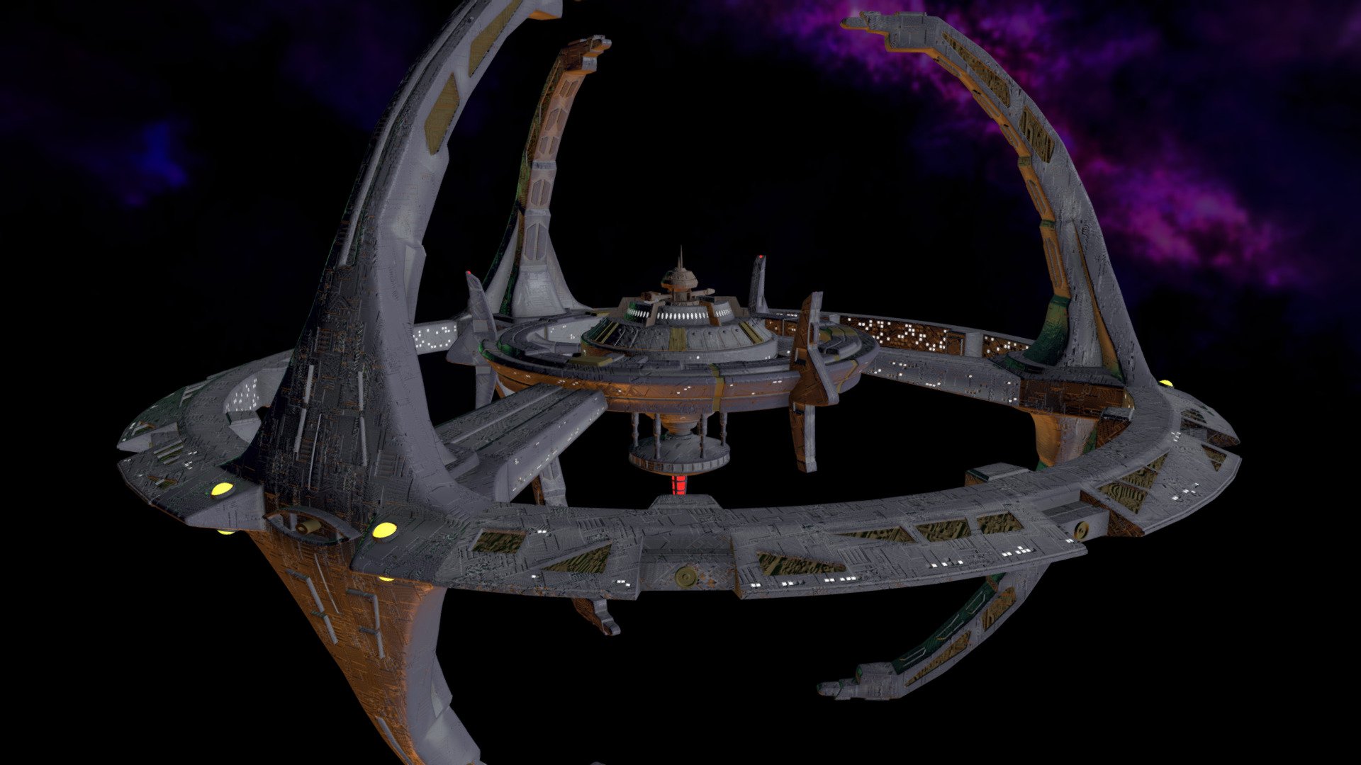 Star Trek Deep Space Nine Ds9 Buy Royalty Free 3d Model By