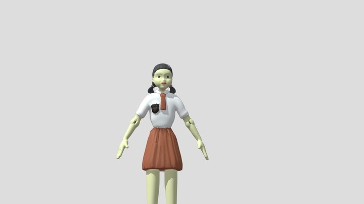 SQUID GAME SCHOOL 3D Model