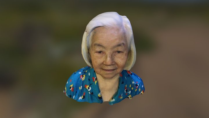 81 year old lady 3D Model