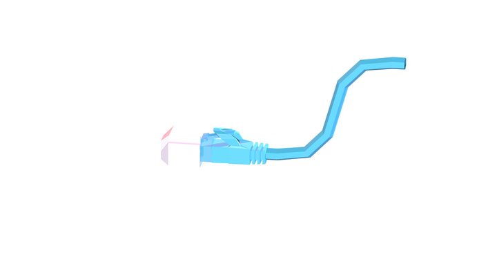Network Cable 3D Model