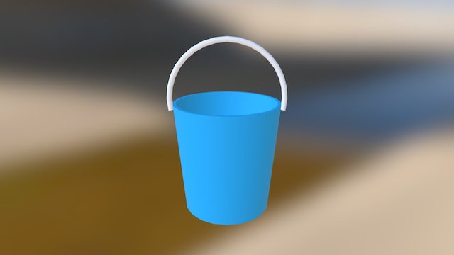 Simple bucket rig 3D Model