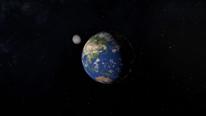 Earth & Moon