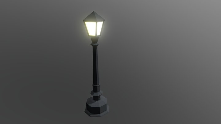 Street Lamp - Low Poly