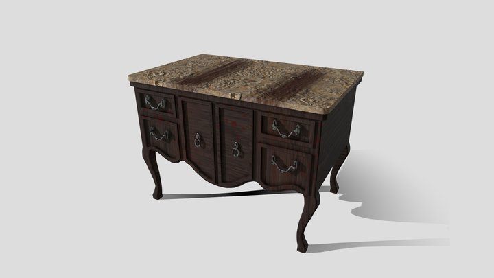 Horror Night Stand 3D Model