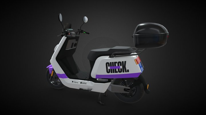 Niu Check Scooter 3D Model