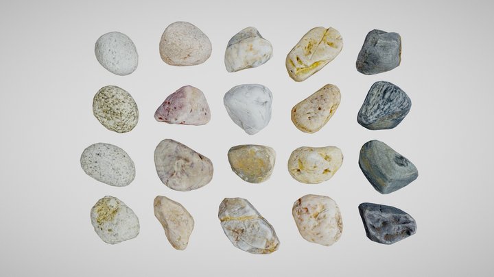 Lowpoly Rocks - Free Download – Free 3D Model STL